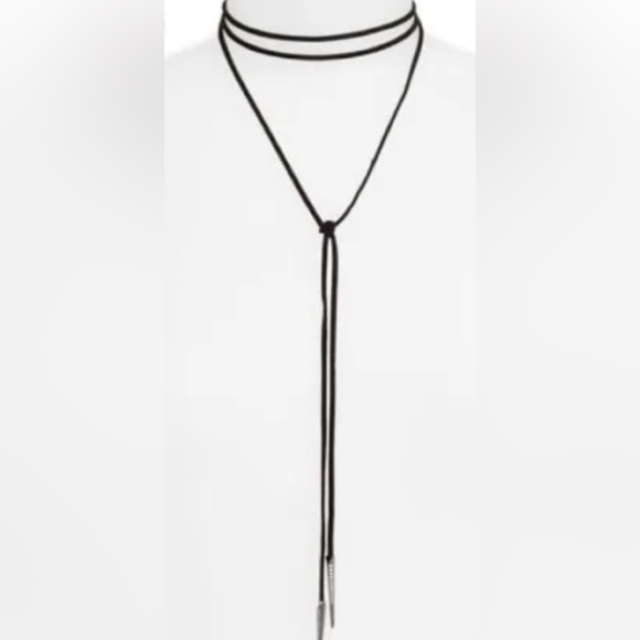 Kendra Scott Jewelry - Kendra Scott Black/Gold Lariat Necklace NWT!!